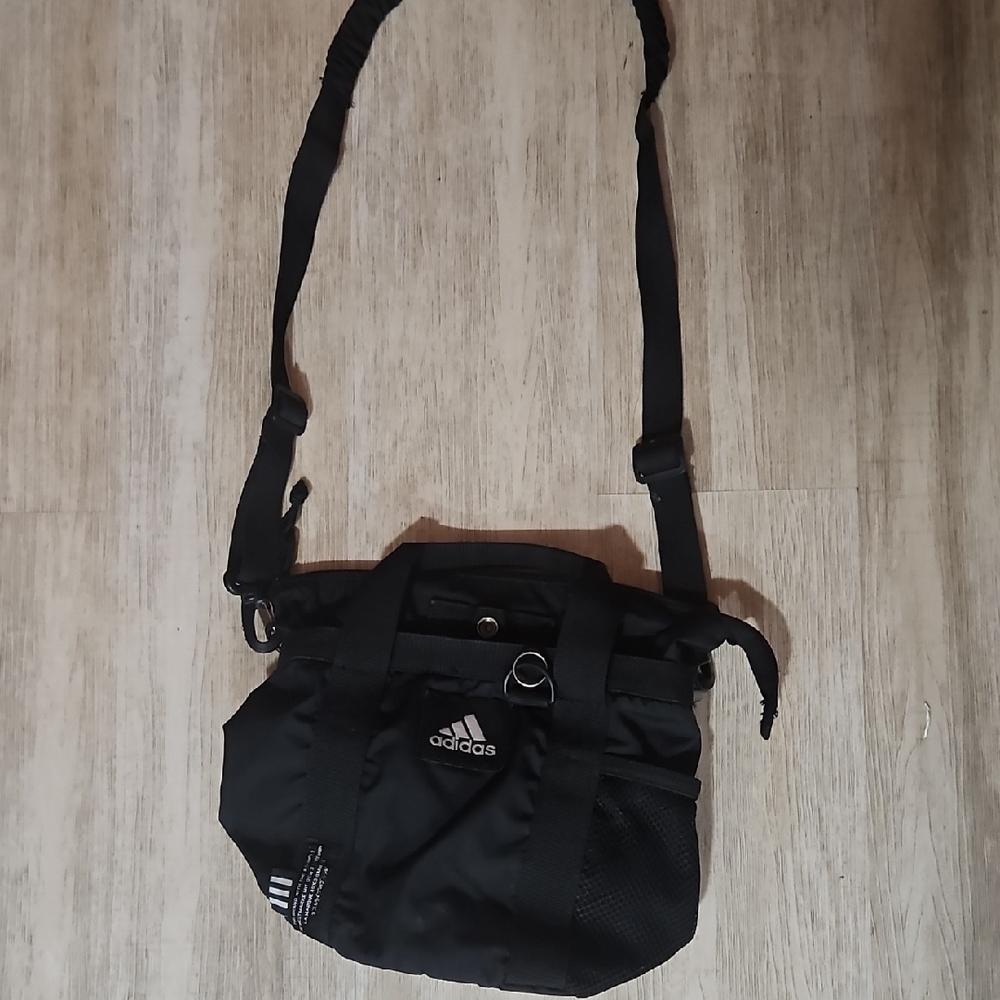 Adidas Black Messenger Bag Durable Sporty Design
